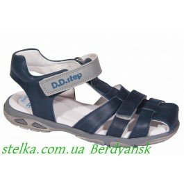 Кожаные босоножки для мальчиков, обувь DD Step, 6917-1